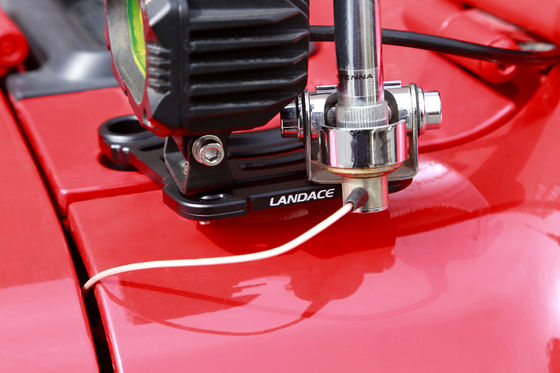 ジープ A 柱ワークライト 強力なサポートと耐熱支架を持つマウントペア