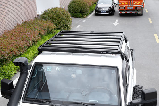 トヨタ・ランドクルーザー LC79 4×4用の軽量アルミ屋根ラック 純重量 25.6kg