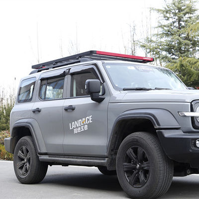 ユニバーサルSUV屋根ラック 貨物輸送機 アルミニウム合金とSUS304で作られたSUS304仕上げ