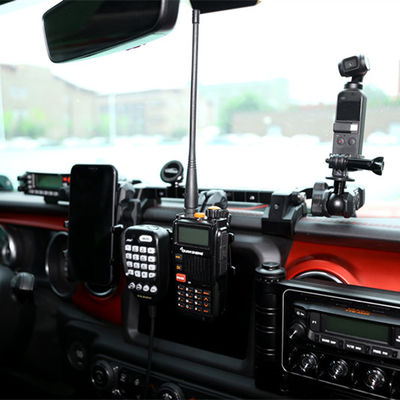 JEEP Wrangler アクセサリー用のアノード酸化センターコンソールダッシュボード電話ホルダーマウント